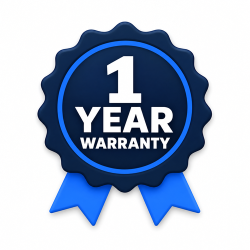 1 Year Warranty